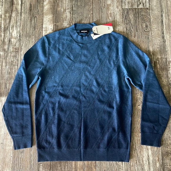 Dronison Mens Sweaters Blue,Small - Picture 1 of 9